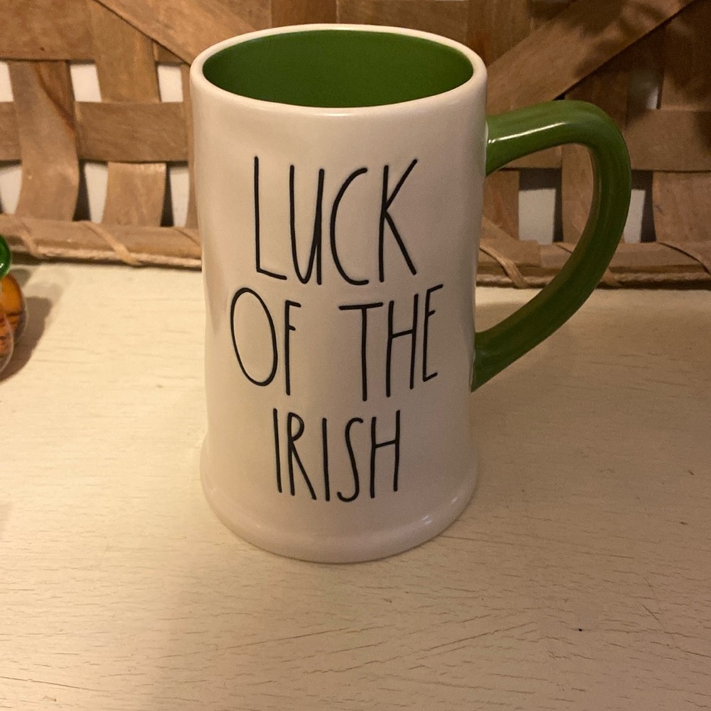 Luck of the Irish beer glass